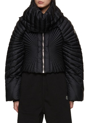 首图 - 点击放大 - RICK OWENS - X MONCLER 射线状绗缝外套