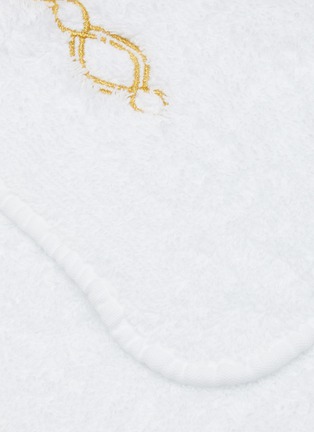 细节 –点击放大 - ABYSS - DÉCOR 刺绣纯棉面巾 — 金色