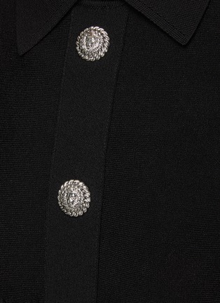  - BALMAIN - 罗纹针织连衣裙