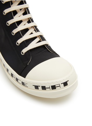 细节 - 点击放大 - RICK OWENS DRKSHDW - SCARPE 系带高帮运动鞋