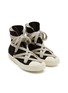 细节 - 点击放大 - RICK OWENS DRKSHDW - 六角系带运动鞋