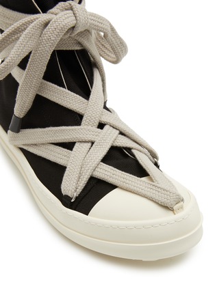 细节 - 点击放大 - RICK OWENS DRKSHDW - 六角系带运动鞋