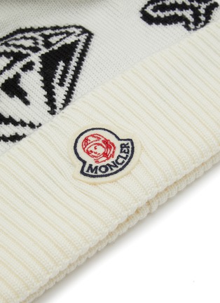 细节 - 点击放大 - MONCLER - X BBC 印花针织帽