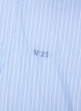  - N°21 - LOGO 刺绣条纹 T 恤