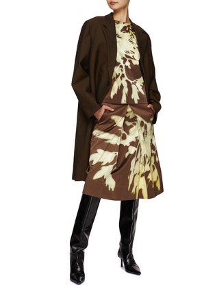 模特儿示范图 - 点击放大 - JACQUES WEI - 印花上衣