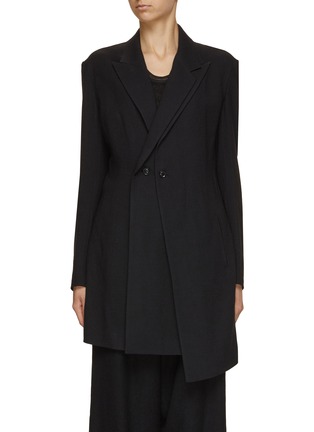 首图 - 点击放大 - Y'S - 双层不对称西服外套