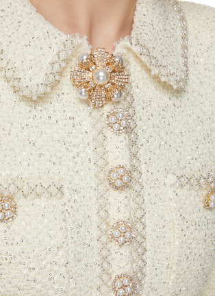  - SELF-PORTRAIT - 亮片人造珍珠连衣裙