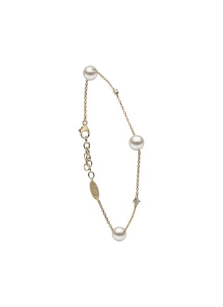 首图 - 点击放大 - YOKO LONDON - Classic 18K Gold Diamond Akoya Pearl Bracelet