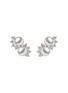 首图 - 点击放大 - YOKO LONDON - Sleek 18K White Gold Diamond Akoya Pearl Earrings