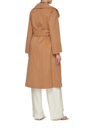 背面 - 点击放大 - MARELLA - Wide Shawl Lapel Double Faced Wool Blend Coat