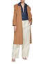 模特儿示范图 - 点击放大 - MARELLA - Wide Shawl Lapel Double Faced Wool Blend Coat
