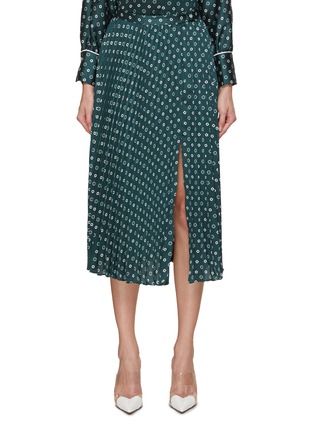 首图 - 点击放大 - MARELLA - Pleated Print Midi Skirt