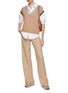模特儿示范图 - 点击放大 - MARELLA - Slouchy Melange Effect Pants