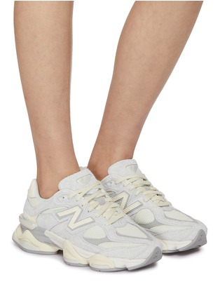 模特儿示范图 - 点击放大 - NEW BALANCE - 撞色拼接运动鞋