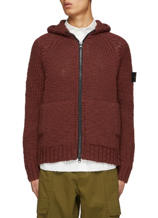 首图 - 点击放大 - STONE ISLAND - 羊毛针织拉链开衫