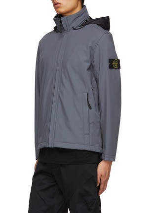 细节 - 点击放大 - STONE ISLAND - 可隐藏连帽外套