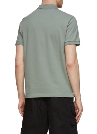 背面 - 点击放大 - STONE ISLAND - LOGO 饰纯棉 POLO 衫
