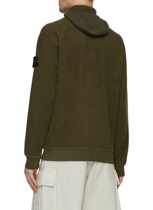 背面 - 点击放大 - STONE ISLAND - 半高领套头卫衣