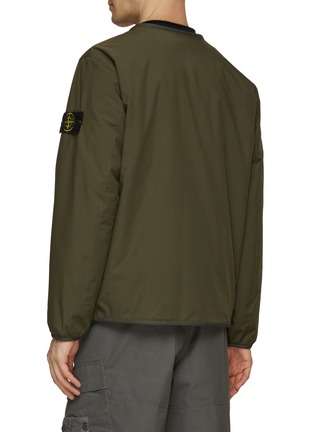 背面 - 点击放大 - STONE ISLAND - 拉链 V 领外套