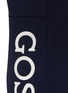  - GOSPHERES - LOGO 印花尼龙直筒长裤