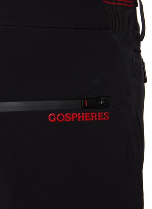  - GOSPHERES - LOGO 修身尼龙直筒长裤