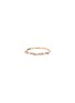 首图 - 点击放大 - SUZANNE KALAN - Thin Mix Mini Diamond 18K Rose Gold Half Eternity Band — Size 7