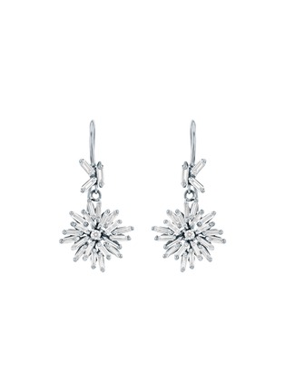 首图 - 点击放大 - SUZANNE KALAN - Fireworks Diamond 18K White Gold Drop Earrings