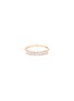 首图 - 点击放大 - SUZANNE KALAN - Classic Diamond 18K Rose Gold Mini Stacker Band — Size 6.5