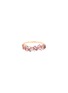 首图 - 点击放大 - SUZANNE KALAN - Amalfi Blend Diamond Rose de France Gemstone 14K Rose Gold Ring — Size 6.5