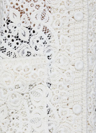  - ERMANNO SCERVINO - 镂空花卉开衫