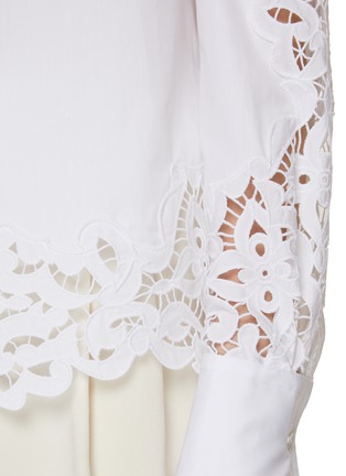  - ERMANNO SCERVINO - 蕾丝纯棉衬衫