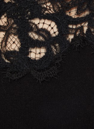  - ERMANNO SCERVINO - 蕾丝羊绒上衣