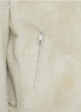  - BRUNELLO CUCINELLI - 皮毛一体机车夹克