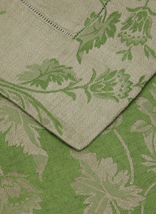 细节 –点击放大 - RIVOLTA CARMIGNANI - Giardino Italiano Linen Table Cloth — Verde Oliva