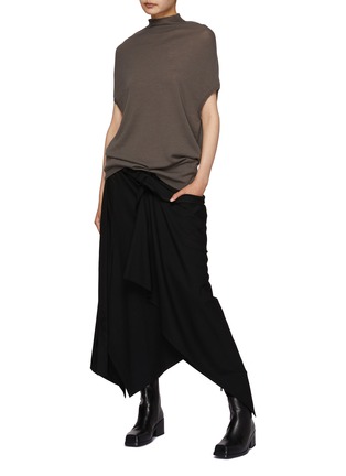 模特儿示范图 - 点击放大 - RICK OWENS - 半高领针织衫
