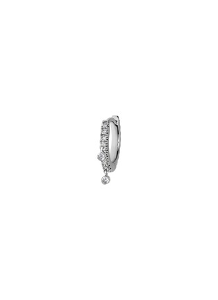 首图 - 点击放大 - MARIA TASH - Eternity Diamond 18K White Gold Hoop Earring