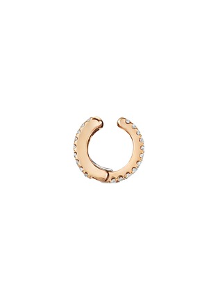 细节 - 点击放大 - MARIA TASH - Eternity Diamond 18K Rose Gold Cuff Earring