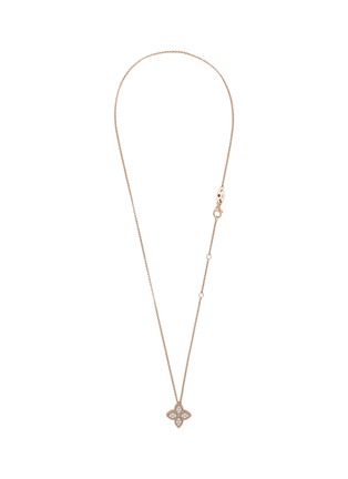 首图 - 点击放大 - ROBERTO COIN - Princess Flower 18K Gold Diamond Ruby Necklace — 45cm