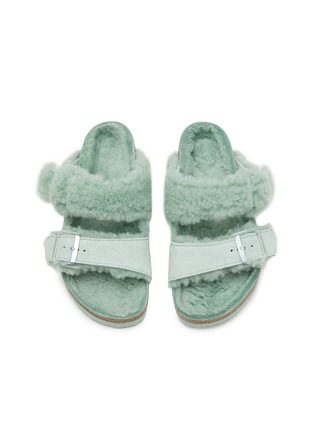 细节 - 点击放大 - BIRKENSTOCK - ARIZONA 绒面双带凉鞋