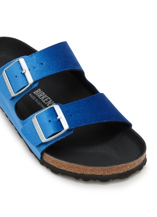 细节 - 点击放大 - BIRKENSTOCK - Arizona 天鹅绒双搭扣凉鞋