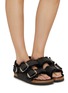 模特儿示范图 - 点击放大 - BIRKENSTOCK - MILANO 搭扣凉鞋