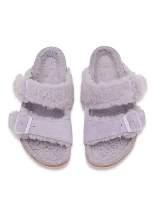 细节 - 点击放大 - BIRKENSTOCK - ARIZONA 绒面双带凉鞋