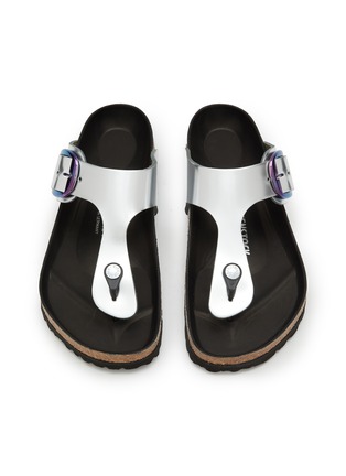 细节 - 点击放大 - BIRKENSTOCK - Gizeh 金属感夹脚凉鞋
