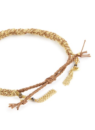 细节 - 点击放大 - MARIE LAURE CHAMOREL - N° 183 水晶珠饰纯银手链