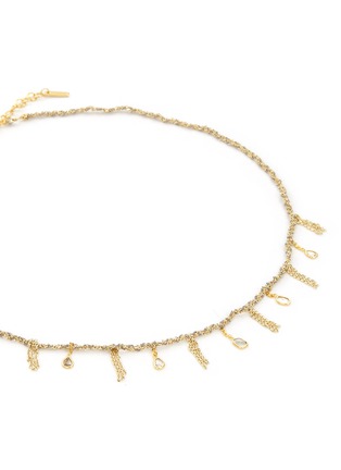 细节 - 点击放大 - MARIE LAURE CHAMOREL - N° 607 水晶饰纯银项链