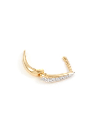 细节 - 点击放大 - MISSOMA - 仿水晶镀金纯银耳环