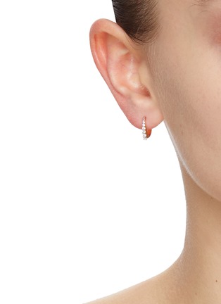 模特儿示范图 - 点击放大 - MISSOMA - 仿水晶镀金纯银耳环