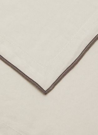 细节 –点击放大 - SOCIETY LIMONTA - Over King Size Cotton Duvet Cover — Mastice