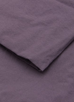 细节 –点击放大 - SOCIETY LIMONTA - Over King Size Cotton Fitted Sheet — Ultraviola