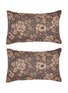 Main View - 点击放大 - SOCIETY LIMONTA - Nap Anemon Printed Pillowcase Set of 2 — Cacao